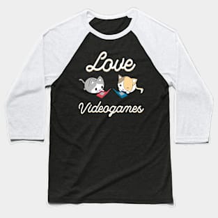 Love Videogames Baseball T-Shirt